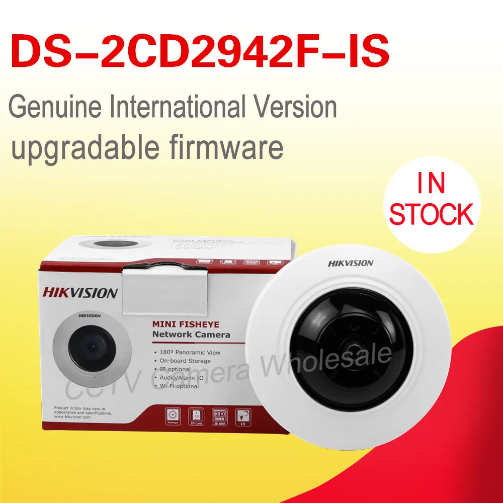 В наличии международных английская версия ds-2cd2942f-is 4mp компактный Fisheye сеть