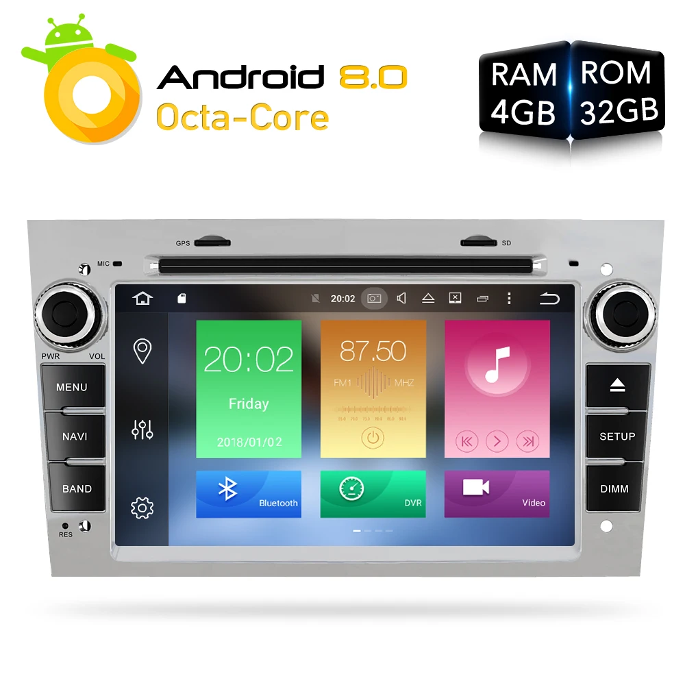 

4G RAM Android 9.0 Car DVD Stereo for Opel Astra H Zafira Vivaro Vectra Tigra Corsa CRadio GPS Navigation Video Audio headunit