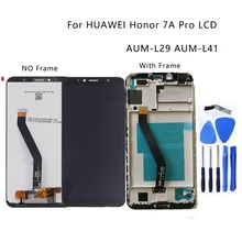 5," для huawei Honor 7A pro AUM-L29 Aum-L41 ЖК-дисплей сенсорный экран дигитайзер Запасные аксессуары с рамкой запасные части