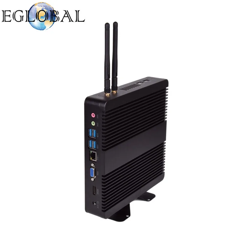 Процессор EGlobal fanless Nuc Core i5 7200U i3 7100U DDR3L памяти Barebone мини ПК Linux Windows10 Minipc настольный мини ПК компьютер