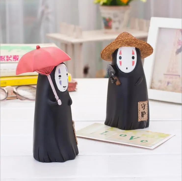  New Mini Resin Crafts Decoration No Face Piggy Bank Money Box Creative Home Ornaments E083