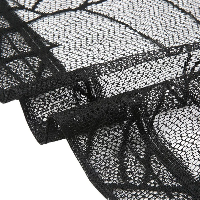 90x55cm-Halloween-Party-Decor-Black-Spider-Bat-Net-Lace-Table-Lamp-Fireplace-Scarf-Valance-Curtain-for (3)