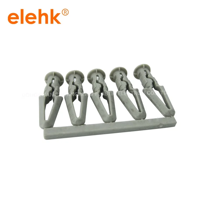 

100pcs Plastic Expansion Anchor Bolt Solid Wall Plug 7x38mm (Screw Dia 3.5-4mm)