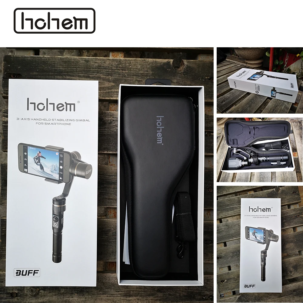 Hohem BUFF 3 осевой Ручной Стабилизатор для смартфона iPhone Xs Max Xr X 8 7 6 & Huawei Samsung Galaxy S10