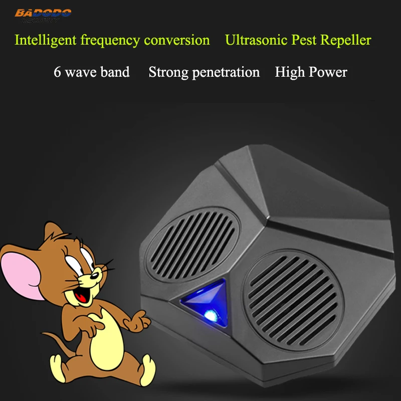 

Intelligent frequency conversion Ultrasonic Pest Repeller Drive away mouse rat pest far away from home guard your home security