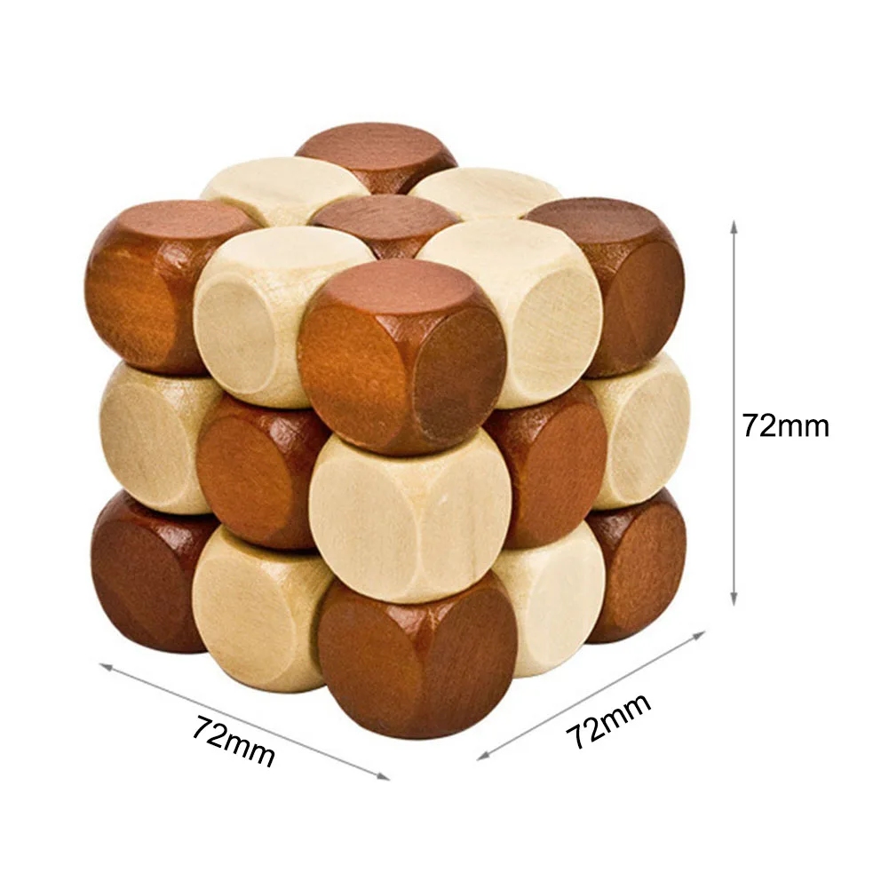 3D деревянные головоломки Новинка игрушечный волшебный кубик образовательный мозговой тизер IQ ум игра для детей взрослый форма змеи