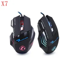 Mouse X7 Professional Wired Gaming Mouse 7 Button DPI 5000 LED Optical USB Gamer Computer Mouse Mice Cable Mouse oyun faresi X9