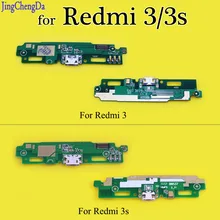 JCD USB плата для Xiaomi для Redmi 3 3S док-разъем Micro Usb разъем порт плата зарядки и микрофон шлейф Запчасти