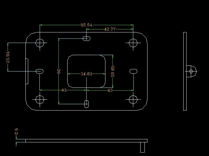 1 шт., 114*75*22 мм настенный Пластиковый корпус для rfid-контроля доступа проект корпус пластиковая коробка под электронику