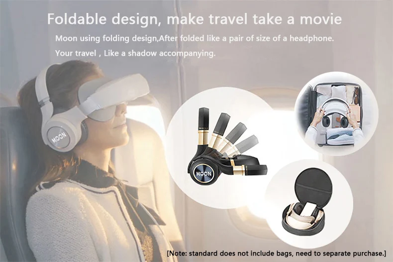 3D VR очки все в одном с HIFI наушниками 3D очки виртуальной реальности сенсорное управление HDMI мобильный кинотеатр для ПК