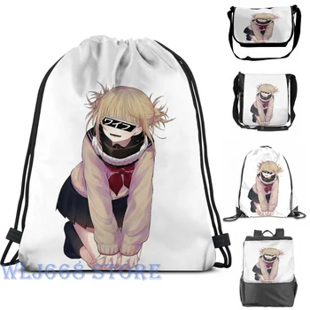 

Funny graphic print shoulder Bags women Toga Himiko the crazy villain waifu v5 Single shoulder backpack travel for men Gym Bag