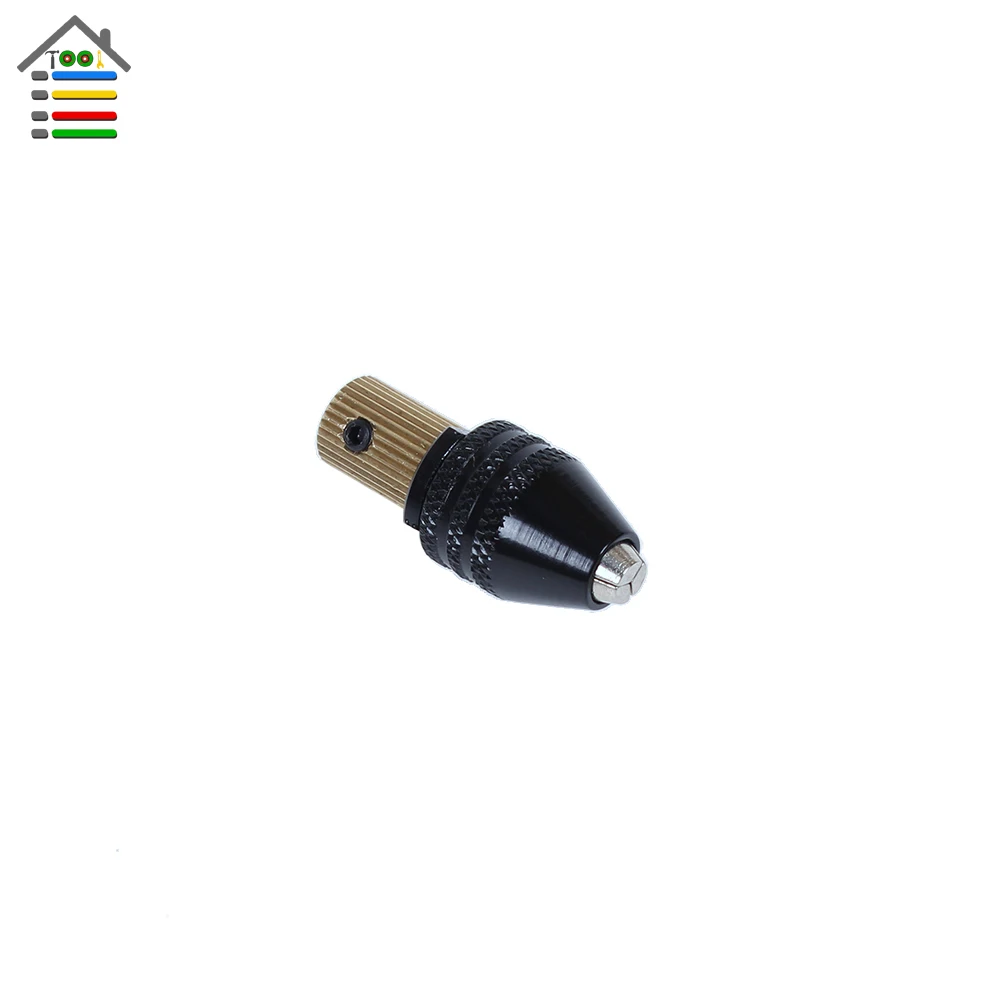 

AUTOTOOLHOME Copper Keyless Chuck Collect for 3.17mm Electric Motor Shaft Mini Chuck Capacity 0.3mm-3.5mm fit Micro Drill Bit