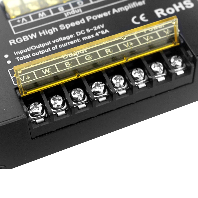 AP103 DC 5-24V RGBW светодиодный усилитель контроллера RGB + W высокоскоростной светодиодный Усилитель мощности для RGB RGBW светодиодный полосы