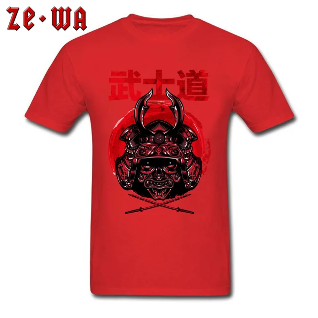 BUSHIDO T shirt For Men Tshirt Samurai Spirit Tops Tees Skull T Shirt ...