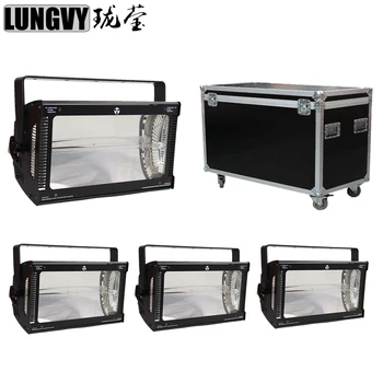 

Free Shipping 4pcs/lot Flightcase Packing Super bright DMX Atomic 3000W Martin Strobe Light
