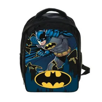 

New Moive Batman prints Backpack Students School Bag For Girls Boys Rucksack mochila Private customize