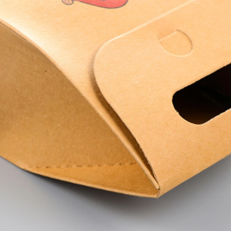 5Pcs Candy Present Bag Christmas Paper Bag Box Xmas Party Holiday Cookies Candy Present Bag