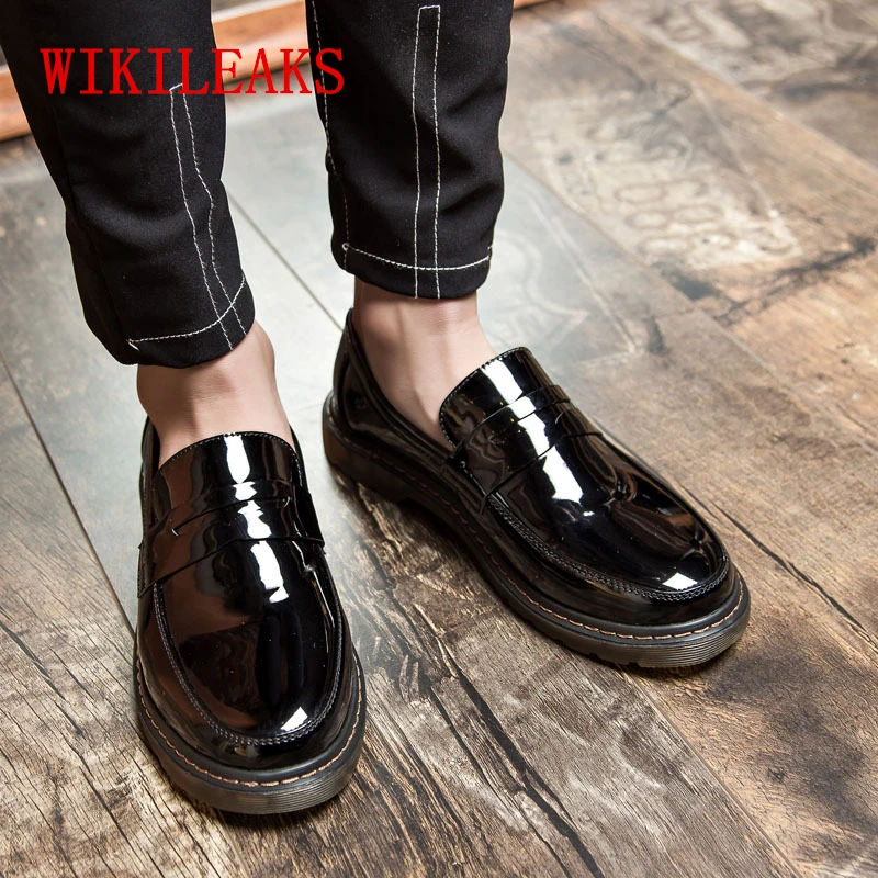 Verni Hombre Formelle Robe Cuir Hommes 1 Chaussures De Zapatos Bout Pour Mariage En Vestir D'affaires Oxford 2 Rond p8wCF8Hq