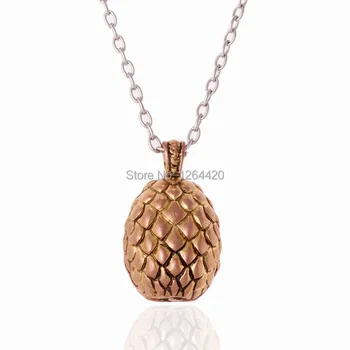 

2014 Hot Euro-American Game Of Thrones Necklace Vintage Dragon Egg Pendant Necklace Movie Jewelry Wholesale 12PCS/LOT