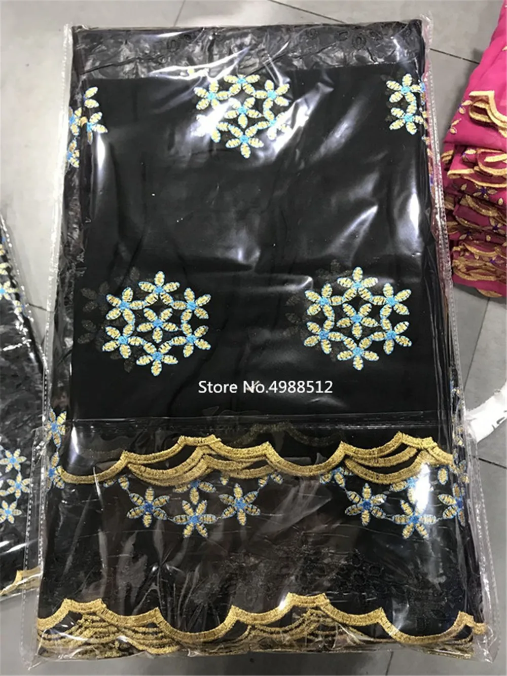 Африканская ткань Базен riche getzner умывальник riche getzner фиолетовая кружевная ткань из жаккардовой парчи нигерийский геле головная 7 ярдов/лот