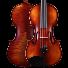 Скрипка ручной работы для детей, взрослых, начинающих, введение, тест на производительность, твердая древесина, натуральный узор тигра, практика