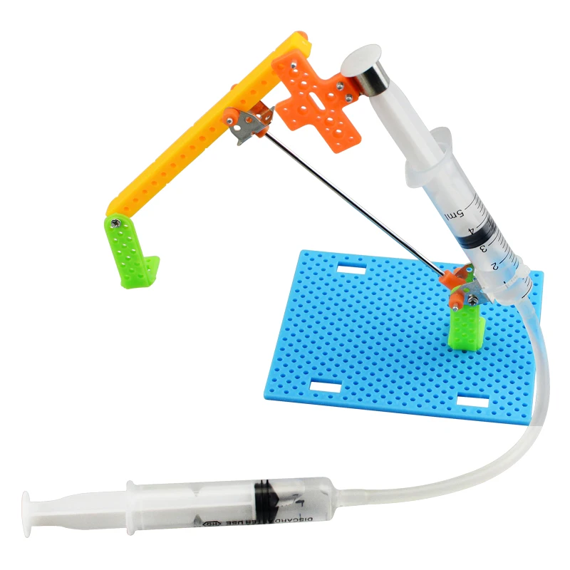 

DIY Hydraulic Excavator Model Kits Kids Toys for Children Science Technology Learning Educational Experiment Invention Sets Gift