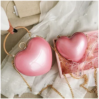 

2019 new women bags crossbody bags pu leather luxury designer handbags Peach Pericardium Love Girl Small Satchel Chic Package