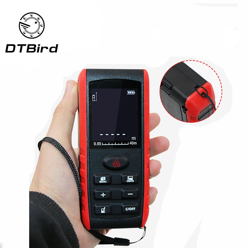 

Handheld Laser Distance Meter Rangefinder Trena Laser Tape Range Finder Build Measure Device Ruler Test Tool 40/60/80/100m