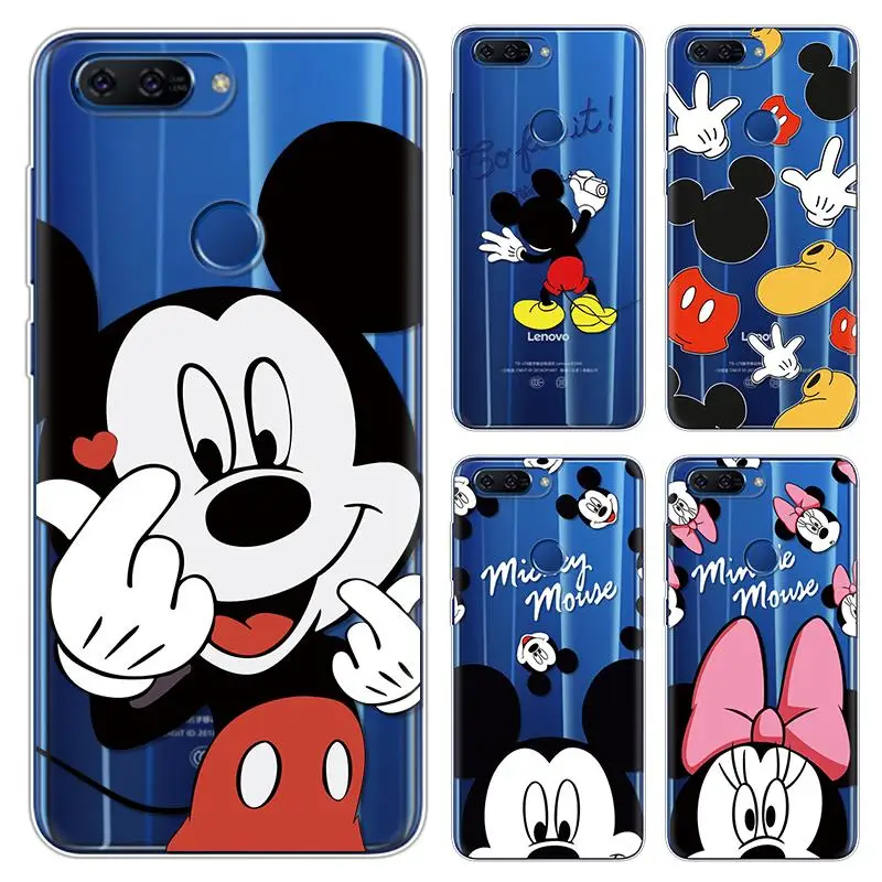 

Minnie Mickey Soft Silicone TPU Capa Coque Roque For Lenovo P2 K5 K6 Note Funda For Lenovo A6000 Cover Funda Carcasa Cute Case