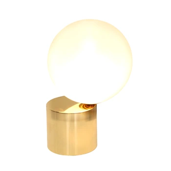 

Post Modern LED Table Light G9 lamp creative White glass lampshade table lamp simple light office lamps personality decoration