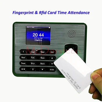 

New English Menu TX628 ZK Fingerprint time attendance System Employee Time Management System and 125khz rfid Card Time Clock