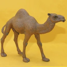 Игрушечная модель домашнее украшение в виде животного верблюда Статуэтка для украшения модель детского подарка Реалистичная практичная Мода