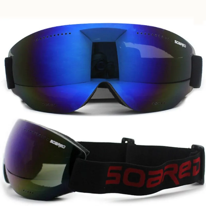 Saenshing Frameless Ski Goggles Men Women Breathable Unti Fog Snowboard Glasses Single Layer