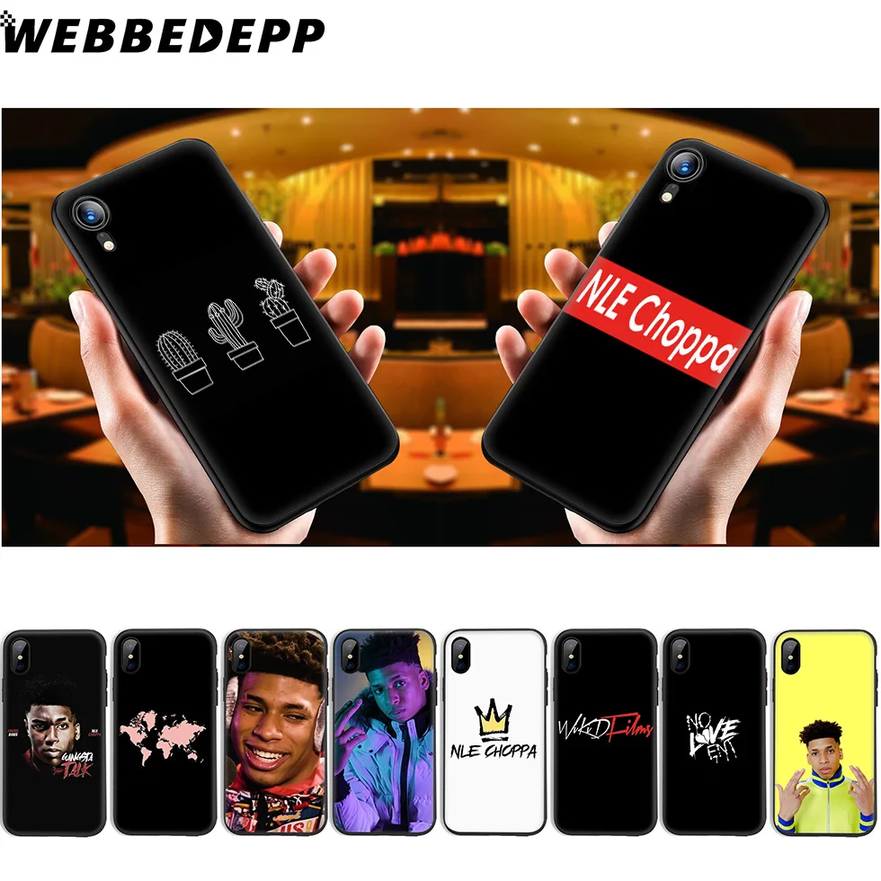 WEBBEDEPP NLE CHOPPA Рэппер Мягкий силиконовый чехол для iPhone 11 Pro Xr Xs Max X или 10 8 7 6 6S Plus 5 5S SE