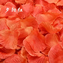 ZYLLGF Люкс 5000 шт./лот Искусственные Цветы Полиэстер Для Свадьбы Цветочный Ковер Роза Ткани Лепестки Роз RP3