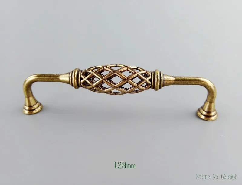 Bronze Black Spiral Birdcage Art Furniture Handle For Kitchen Cabinets Door Knobs Drawer Wardrobe Dresser Cupboard Pulls furniture handles kitchen door handles