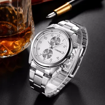 

2017 Top Luxury Brand Men Military Sport Watches Men's Quartz Clock Male Full Steel Casual Business WristWatch Relogio Masculino