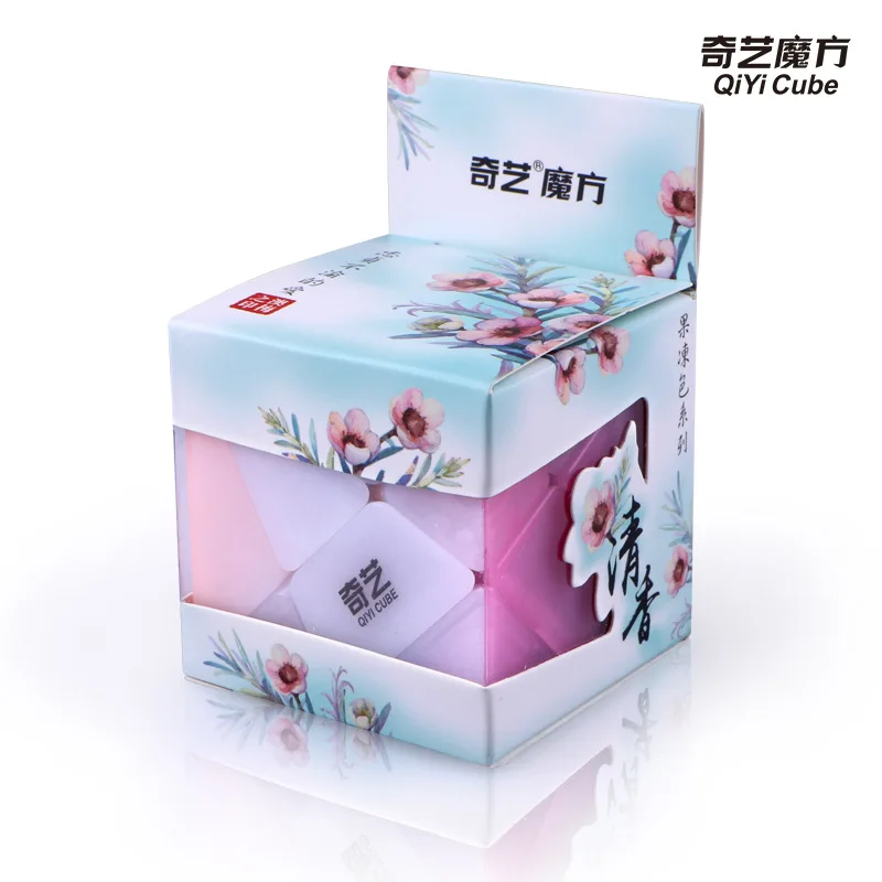 Educativos para Criança Kits de Treinamento do Cérebro Qiyi Geléia Eixo Cubo Mágico Brinquedos Adulto Jogando Stickerless 7 Cheap Cubos mágicos