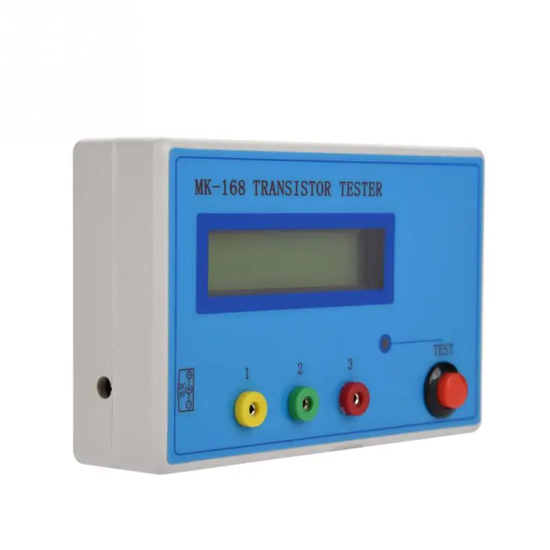 

MK-168 Transistor Tester Diode Triode Capacitance Resistance ESR RLC NPN PNP MOS Meter Test Clips SMD Dapter Measuring Tools