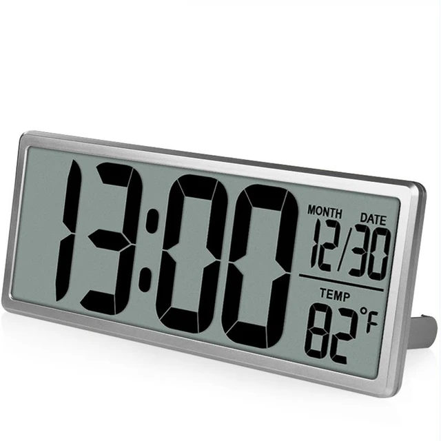 Digital Pared Visión 13 Grande Jumbo 8 Extra Despertador De Reloj Txl wmn0N8vO