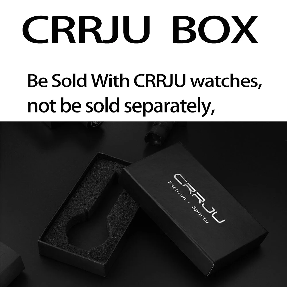 CRRJU бумажная Подарочная оригинальная коробка для часов | Наручные часы