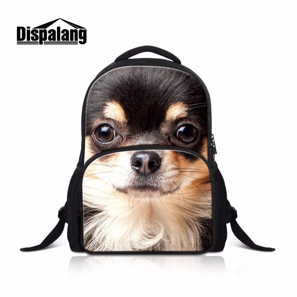 

Dog Backpacks for Girls Lightweight Back Pack Wolf Printed School Bookbags Animal Felt Mochilas for Teen Boys College Day Pack