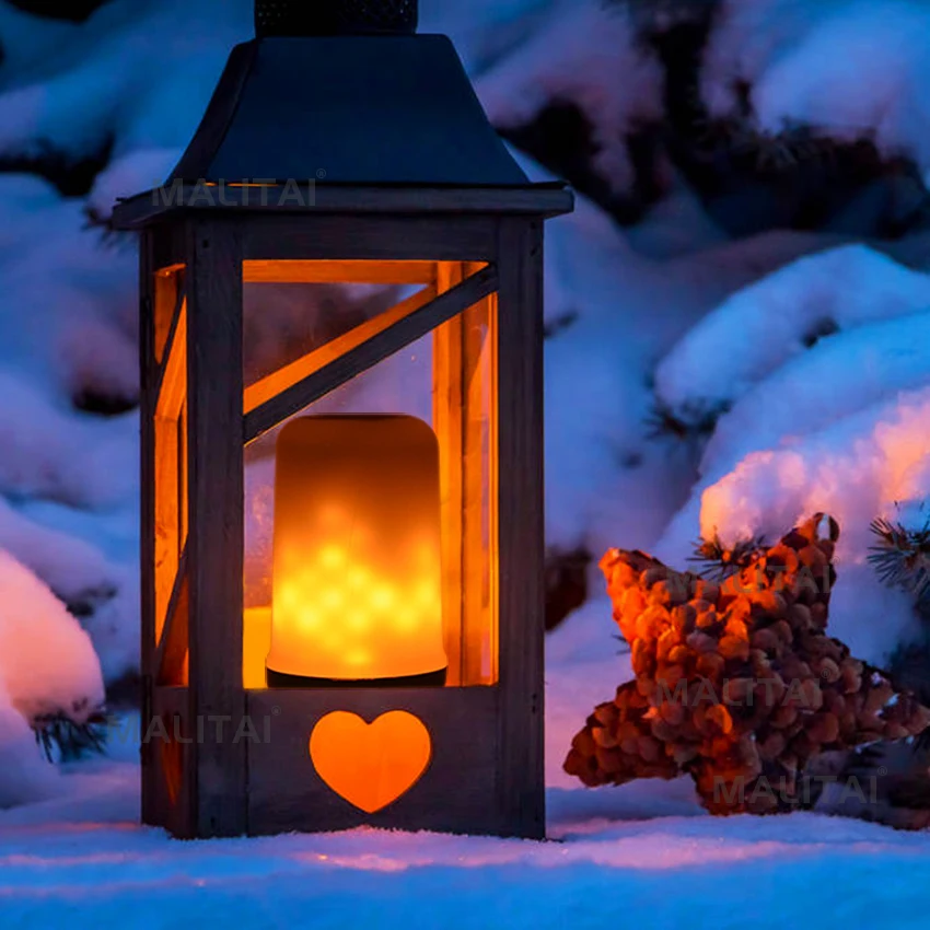 

E27 E26 E14 B22 Flicker Simulation Fire Burning Effect LED Flame lamp 110V 220V light Bulb Christmas Decoration Lantern