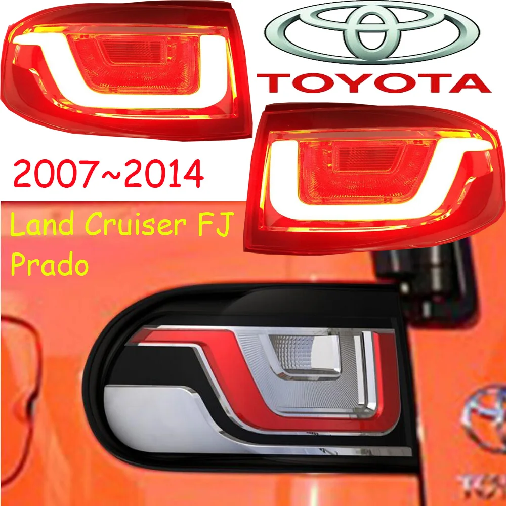 1 пара Prado головной светильник для FJ хвост светильник, 2007 2008 2009 2010 2011 2012 2013 cruiser головной светильник автомобильные аксессуары
