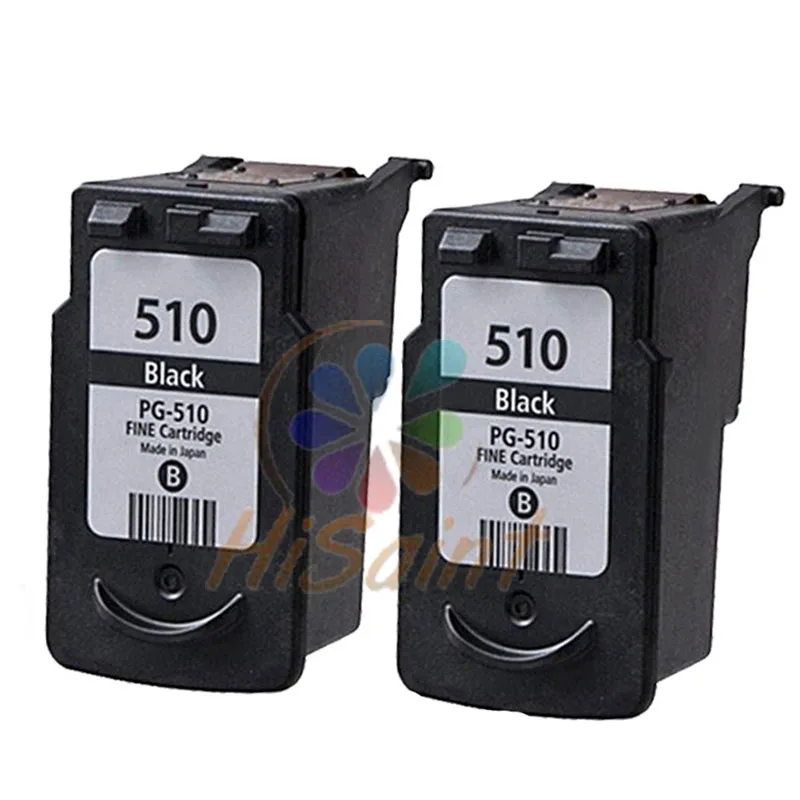 New Arrivals 2pcs black nk Cartridge for Canon PG 510 PG510 for Canon MP240 MP250 MP260 MP270