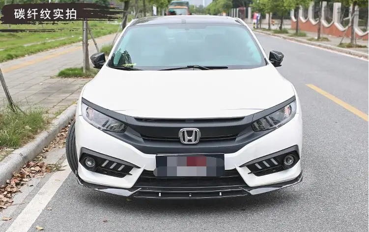 Для Honda Civic Body kit спойлер- Honda Civic 3C ABS задний спойлер передний бампер диффузор защитные бамперы