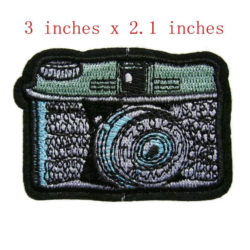 embroidered camera bag