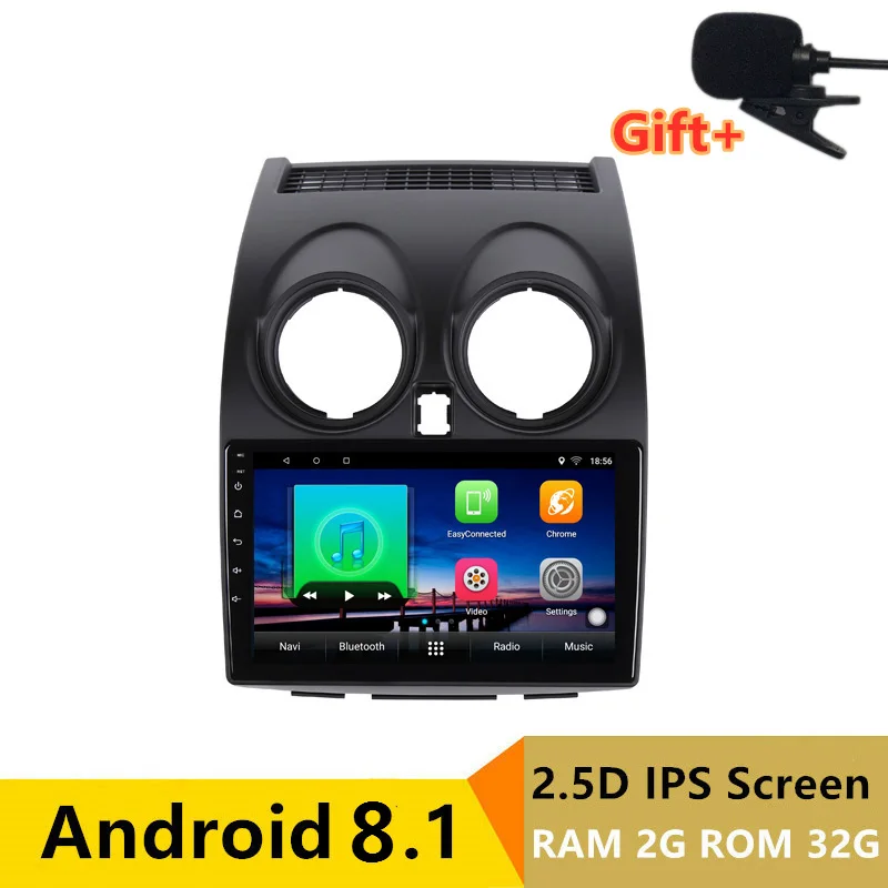 

9" 2.5D IPS Android 9.1 Car DVD Multimedia Player GPS for Nissan Qashqai j10 2008 09 2010 11-12 radio DSP 32EQ stereo navigation