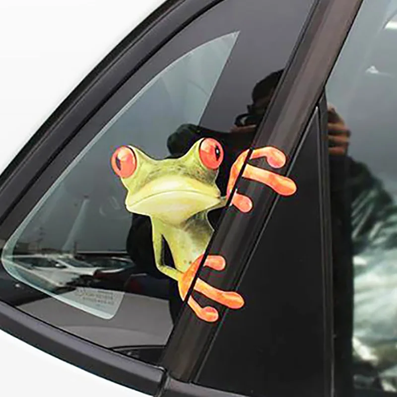 Стикер s на зеркало автомобиля наклейки и 3D Frogs автомобильный бак окно забавные в