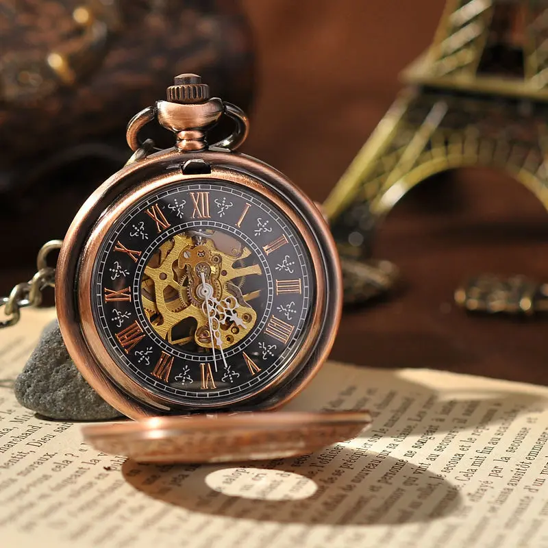 Часы сбоку. Steampunk copper watch карманные часы. часы поворачивающийся корпус.